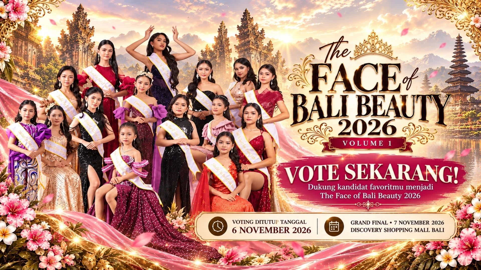 Banner The Face of Bali Beauty 2026 Vol 1
